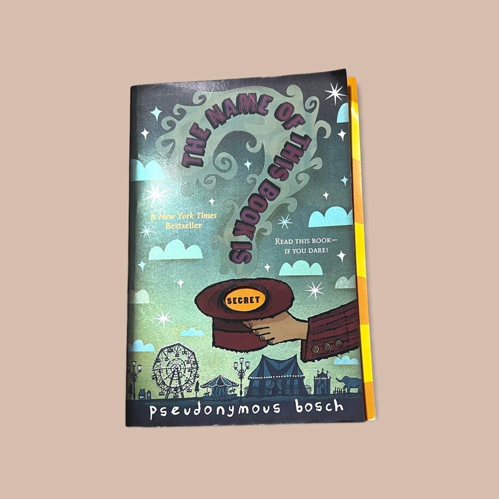 The name of this book is secret - pseudonymous
bosch